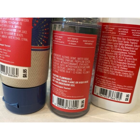 Bath & Body Works “Firecracker Pop” NEW 3-Pc Travel Size Set - Picture 5 of 5